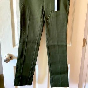 Ann Taylor Loft Petite Straight Leg Double-weave Pant Dark Caper Size 0P